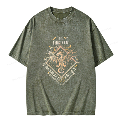 Pagewings The Thirteen Unisex Washed T-shirt