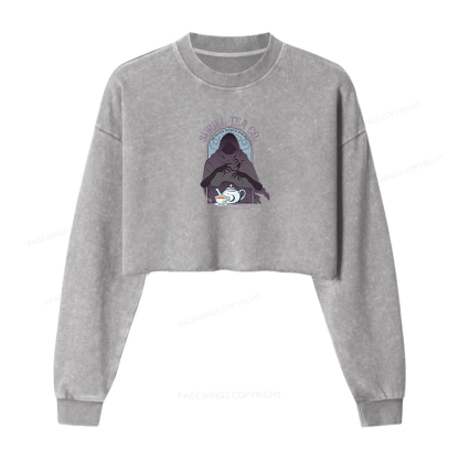 Pagewings Suriel Tea Co Washed Crop Sweatshirt