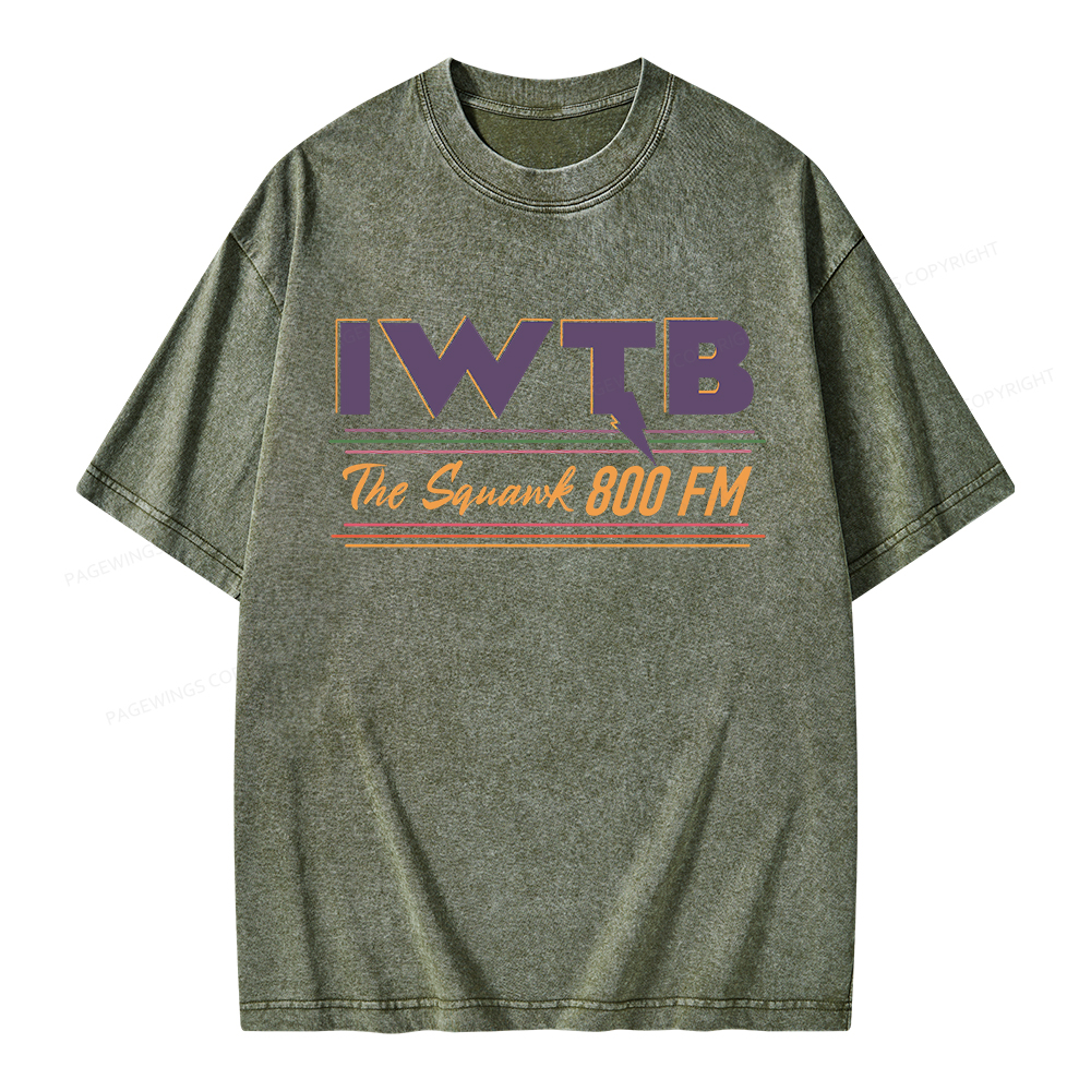 Pagewings I’m With The Banned Unisex Washed T-shirt