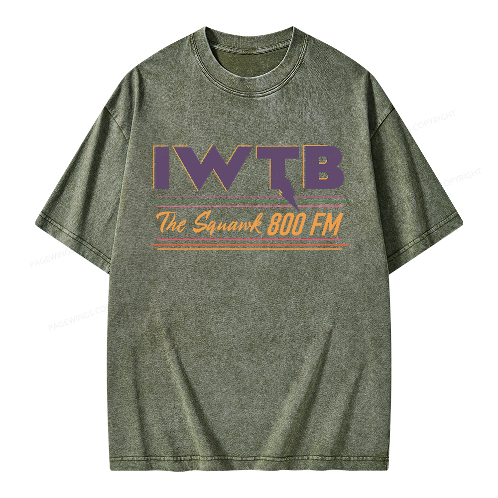 Pagewings I’m With The Banned Unisex Washed T-shirt