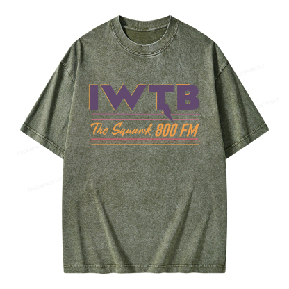 Pagewings I’m With The Banned Unisex Washed T-shirt