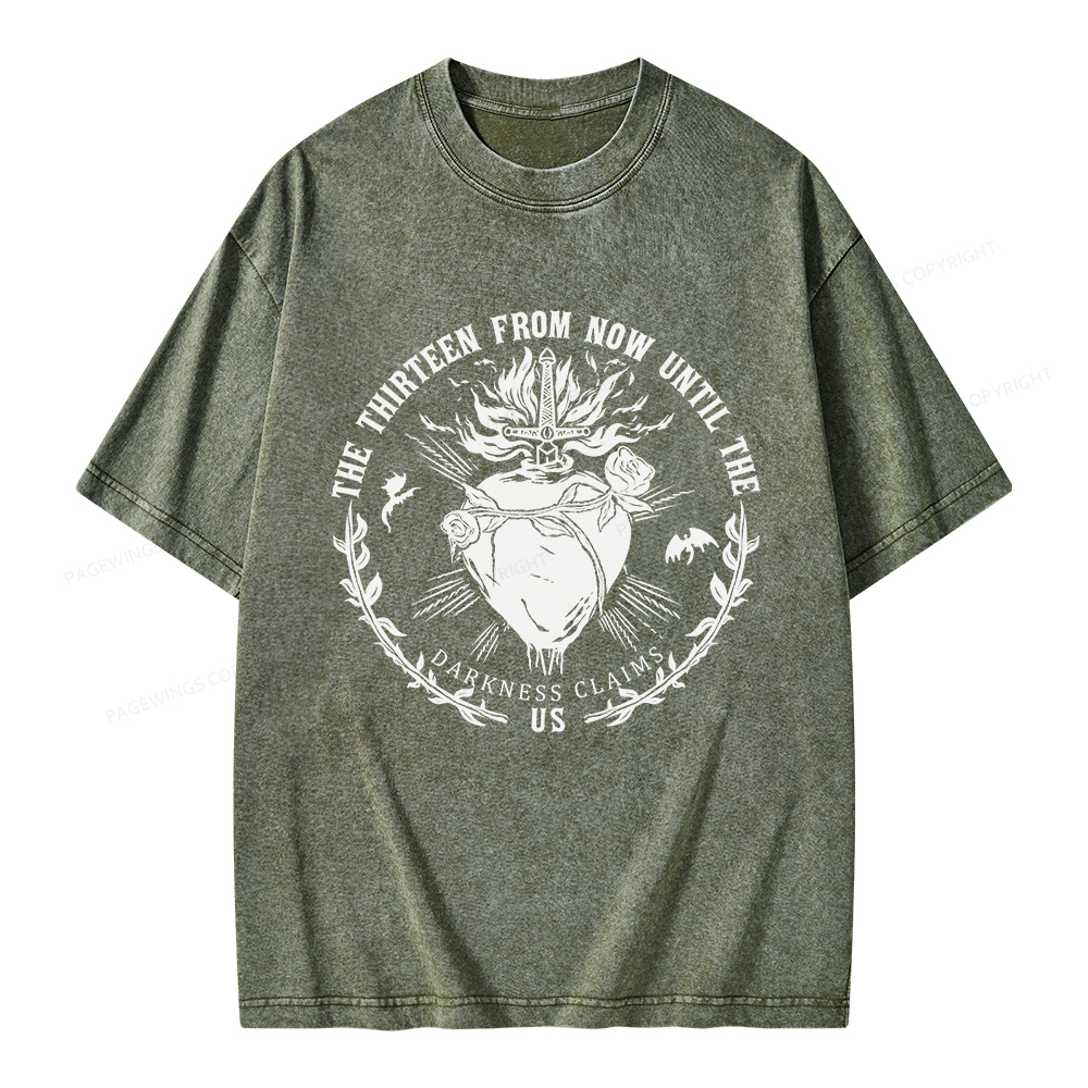 Pagewings The Thirteen Unisex Washed T-shirt