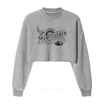 Pagewings Manetheren Washed Crop Sweatshirt