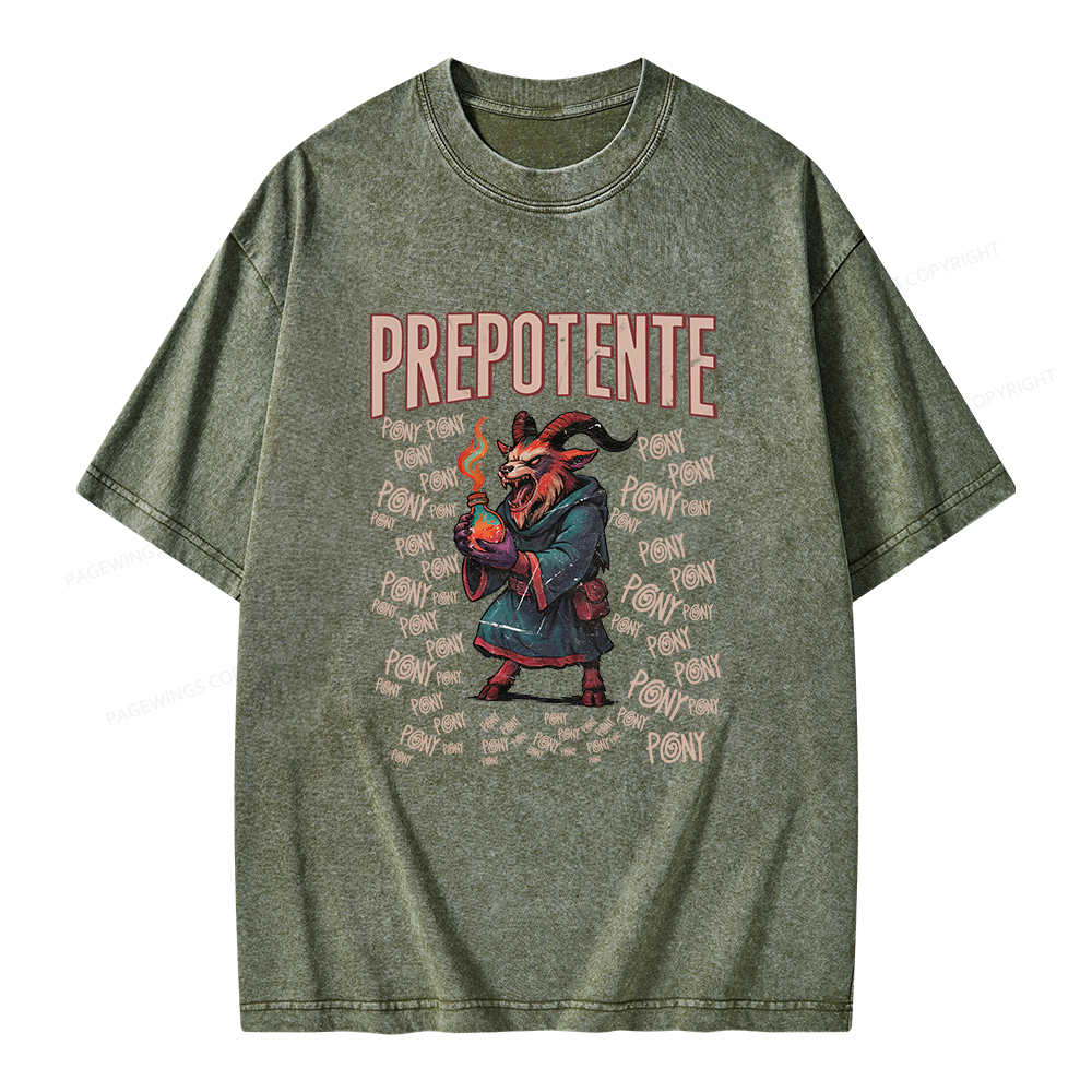 Pagewings Prepotente Unisex Washed T-shirt