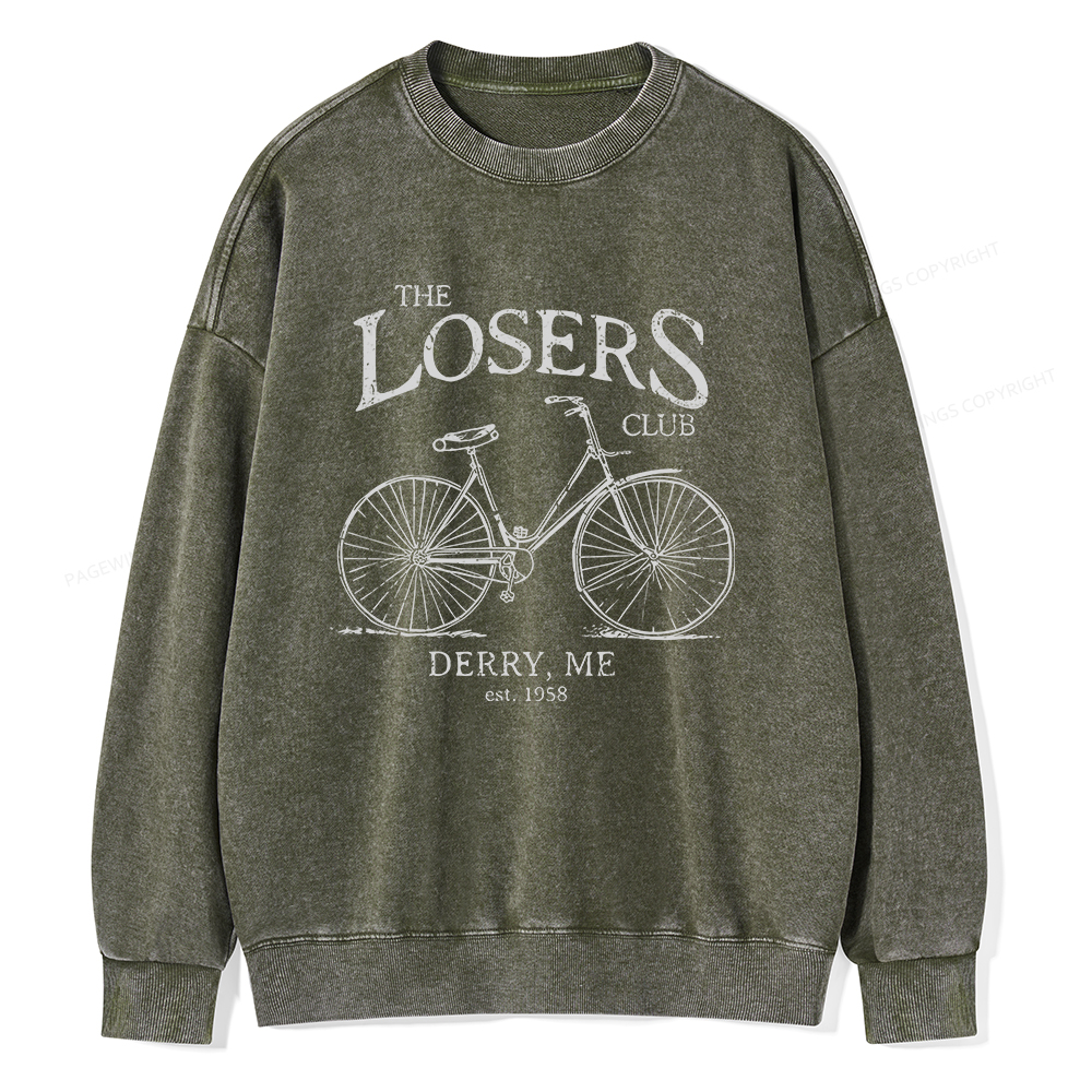 Pagewings The Losers Club Unisex Washed Sweatshirt