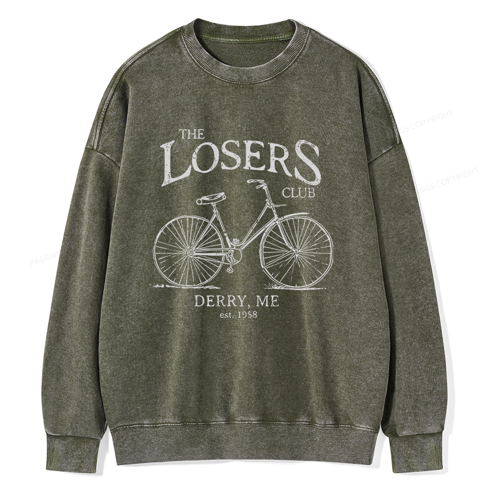 Pagewings The Losers Club Unisex Washed Sweatshirt