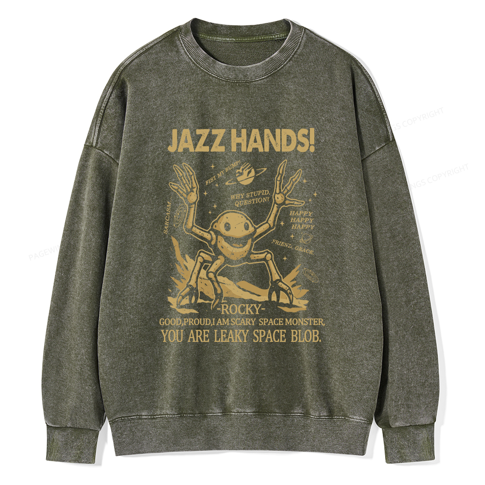 Pagewings You Sleep I Watch Unisex Washed Sweatshirt