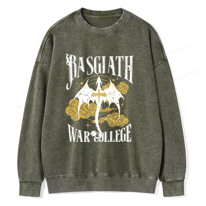 Pagewings Rasgiath Warcollege Unisex Washed Sweatshirt