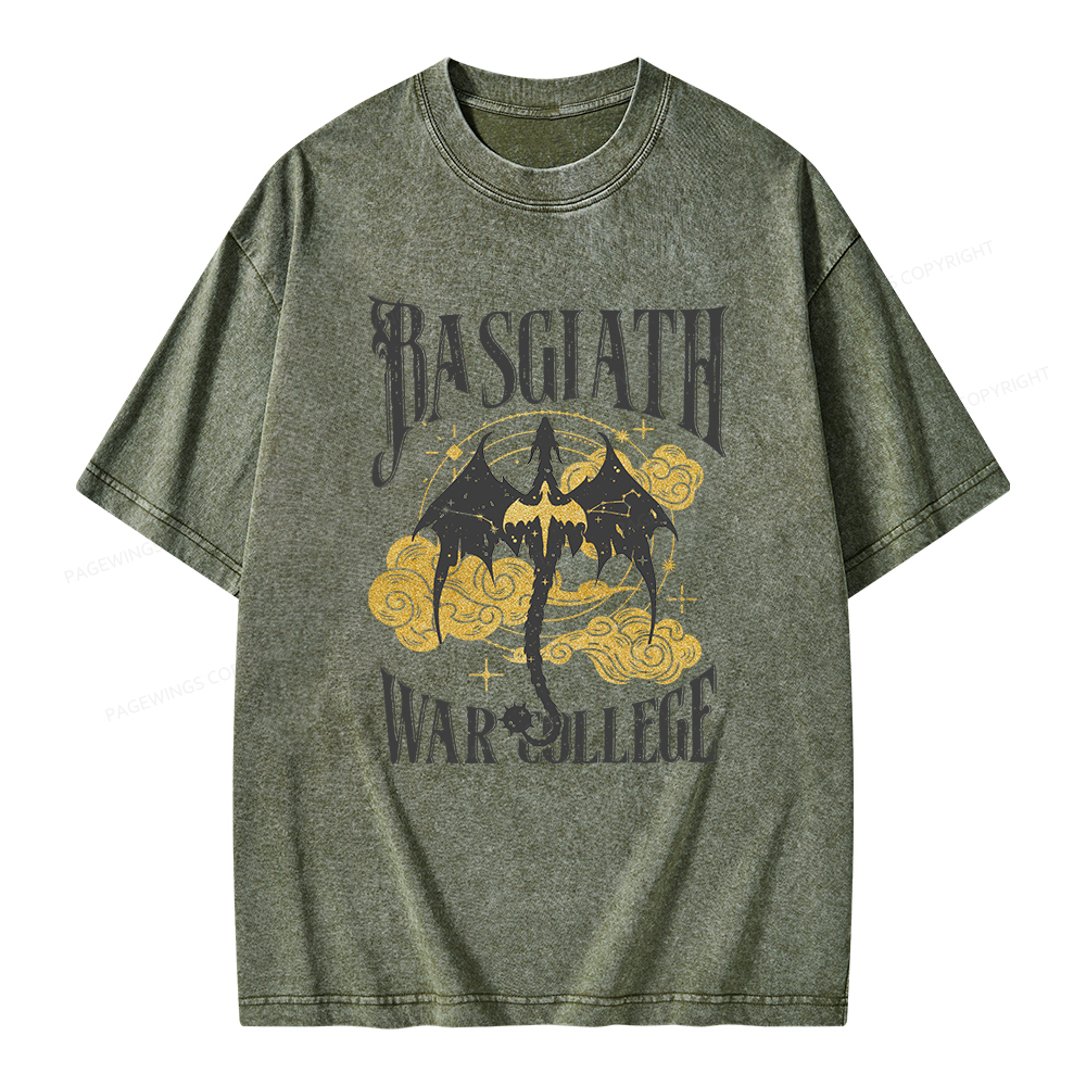 Pagewings Rasgiath Warcollege Unisex Washed T-shirt