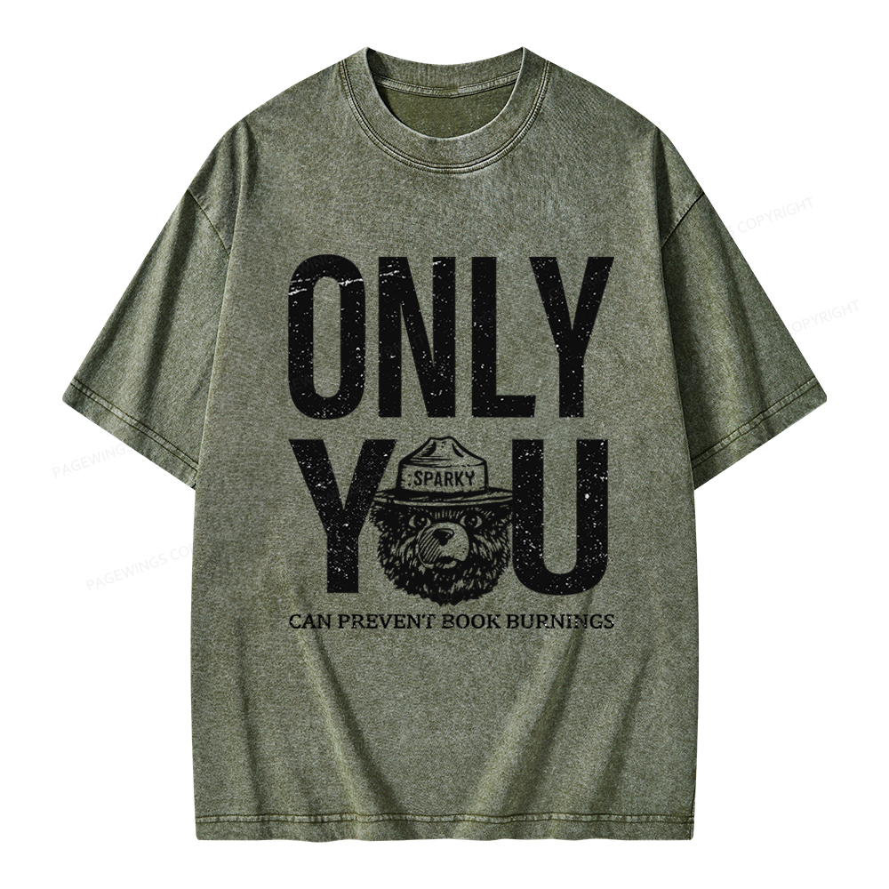 Pagewings Only You Unisex Washed T-shirt