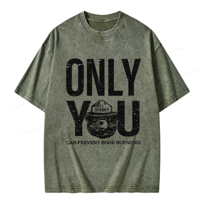 Pagewings Only You Unisex Washed T-shirt