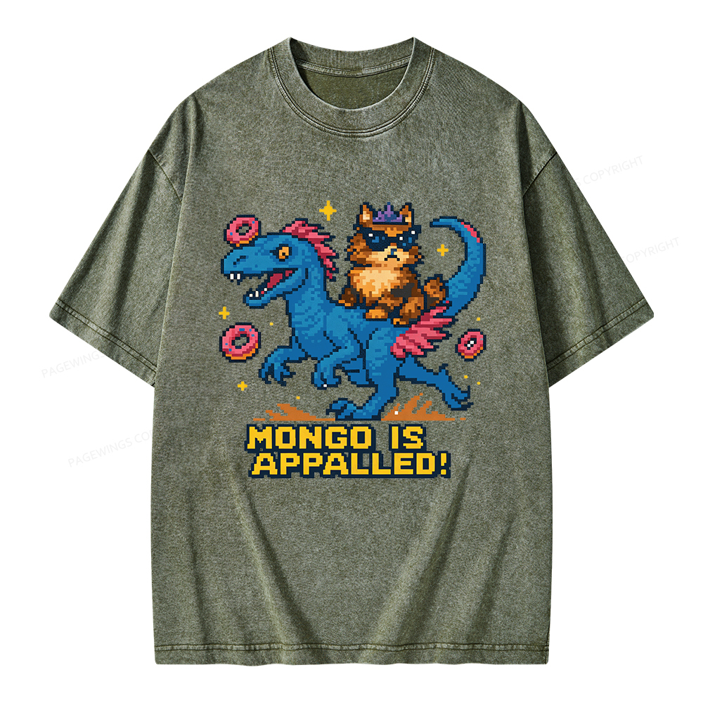 Pagewings Mongo Is Appalled Unisex Washed T-shirt
