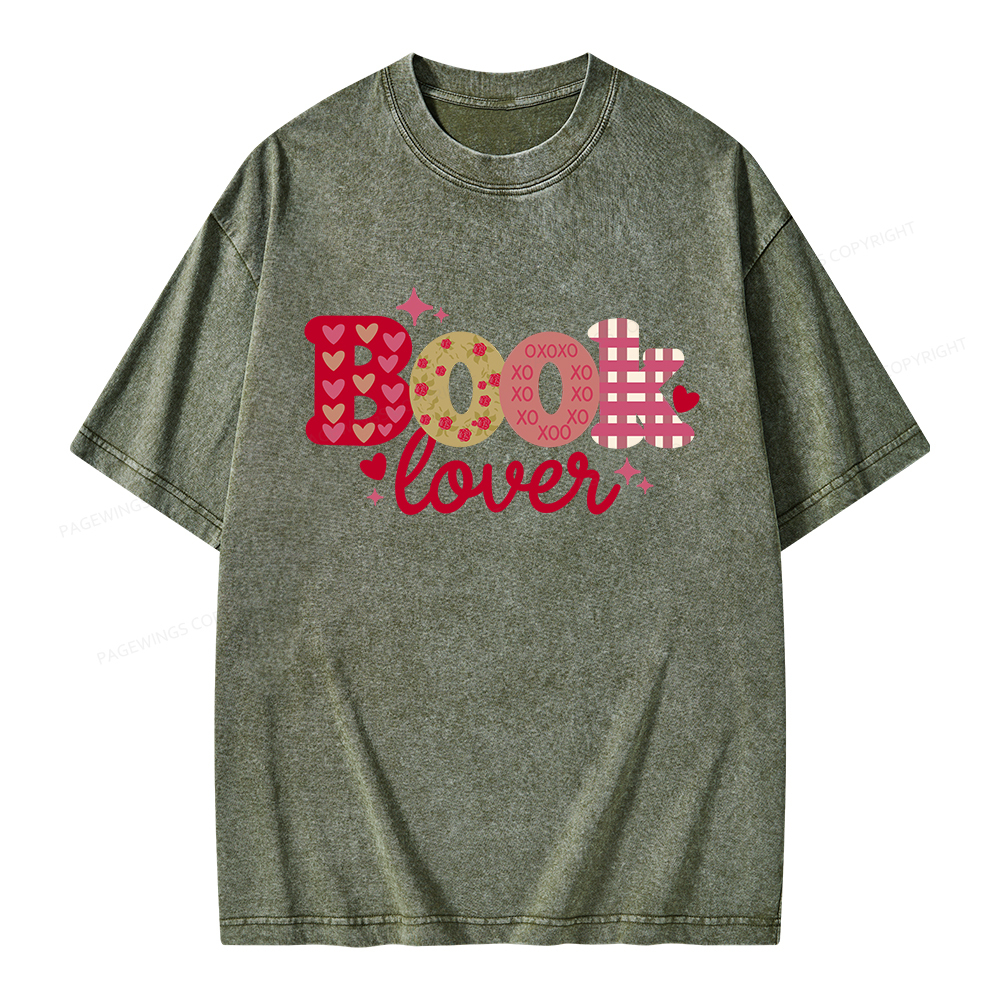 Pagewings Book Lover Unisex Washed T-shirt