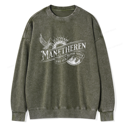 Pagewings Manetheren Unisex Washed Sweatshirt