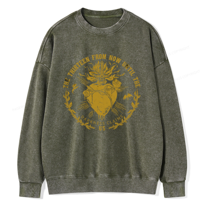 Pagewings The Thirteen Unisex Washed Sweatshirt