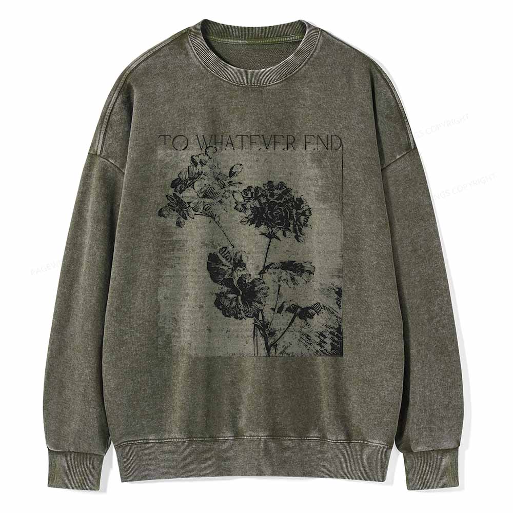 Pagewings TOG Fan Shirt Unisex Washed Sweatshirt