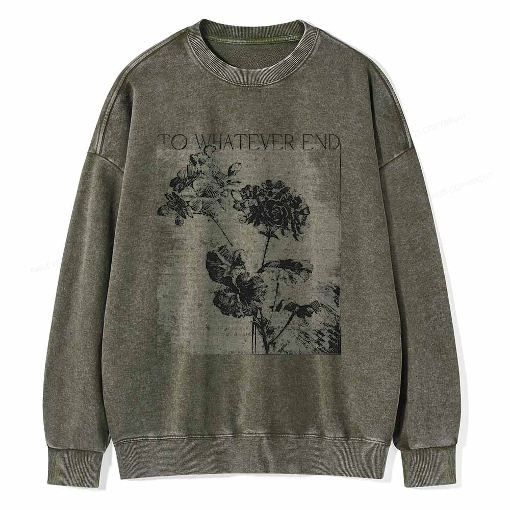 Pagewings TOG Fan Shirt Unisex Washed Sweatshirt