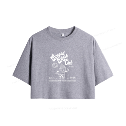 Pagewings Read Banned Books Women Crop Tops