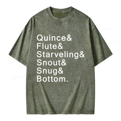 Pagewings The Mechanicals Unisex Washed T-shirt