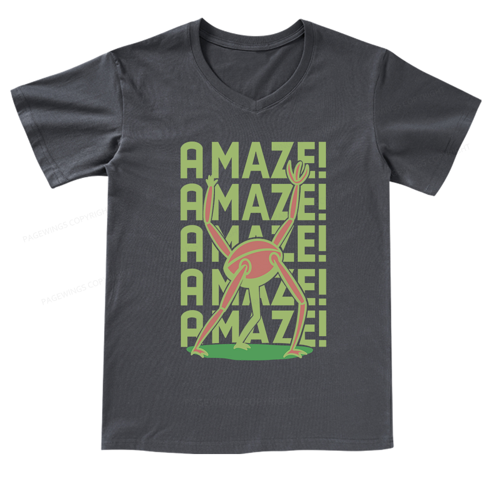 Pagewings Rocky Amaze V-neck T-shirt