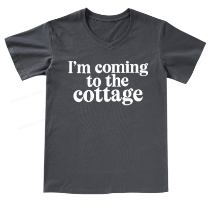 Pagewings I'm Coming To The Cottage V-neck T-shirt