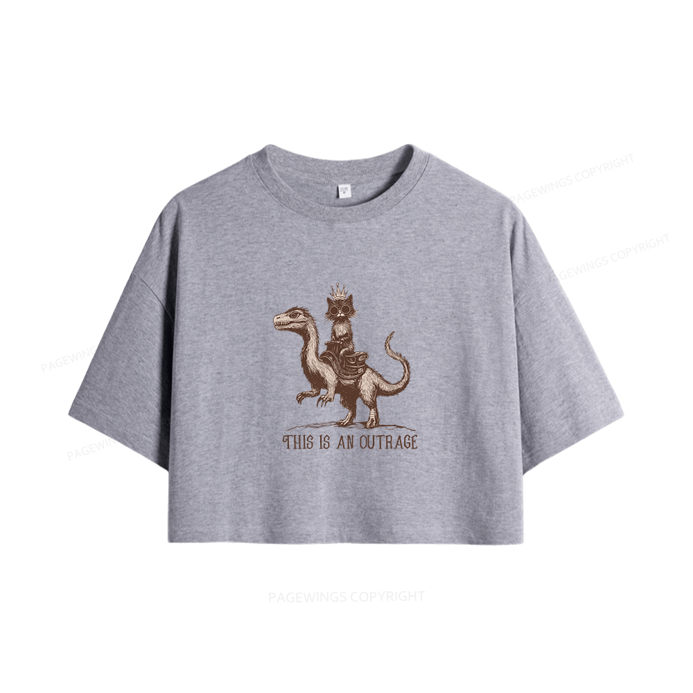 Pagewings Sci-Fi Book Lovers Women Crop Tops