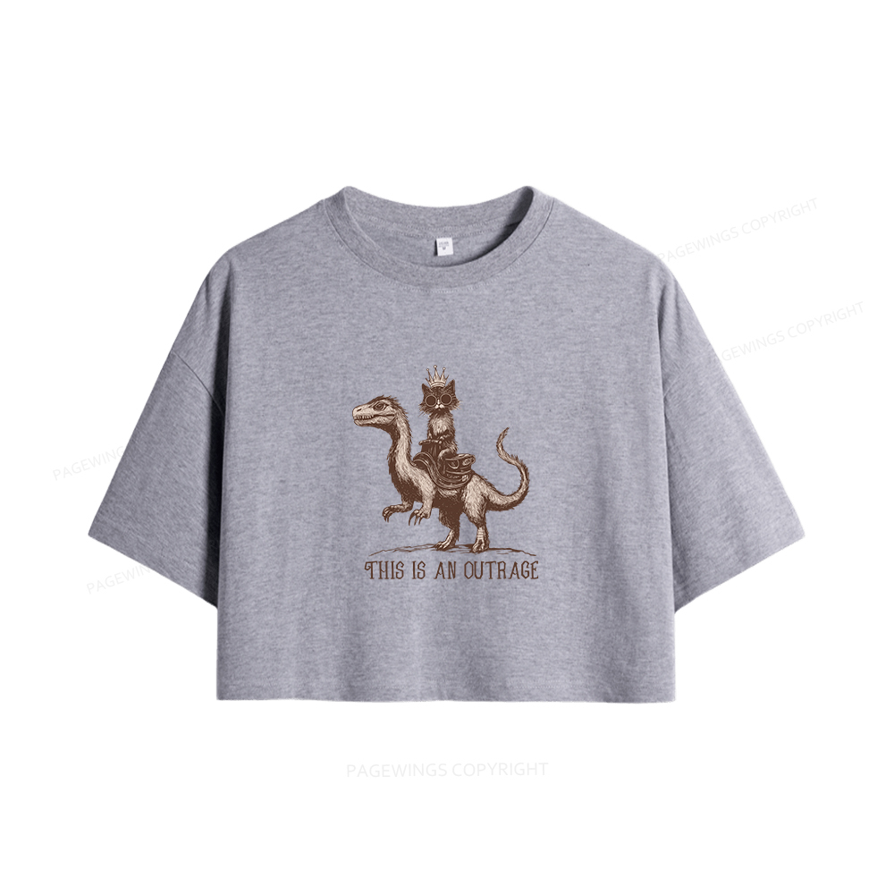 Pagewings Sci-Fi Book Lovers Women Crop Tops