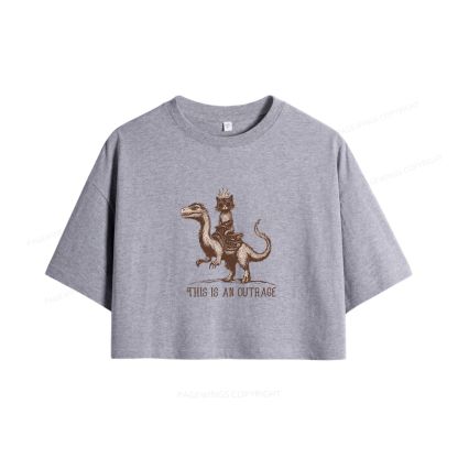 Pagewings Sci-Fi Book Lovers Women Crop Tops