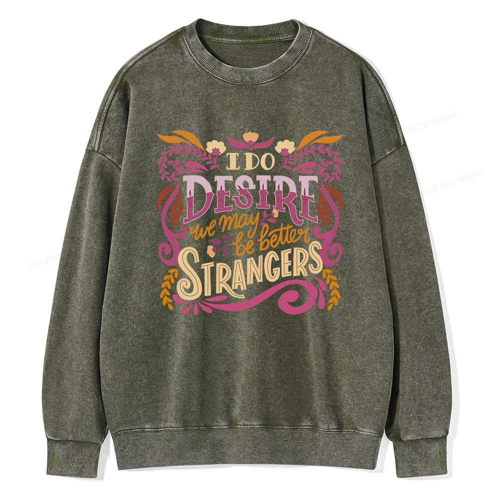 Pagewings Better Strangers Washed Sweatshirt