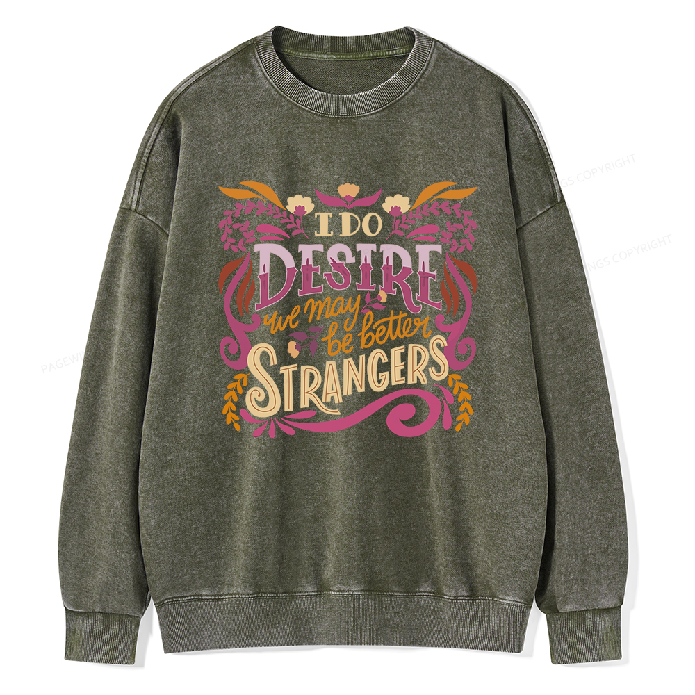Pagewings Better Strangers Washed Sweatshirt