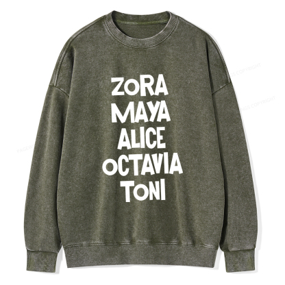 Pagewings Book Lovers and Writers Washed Sweatshirt