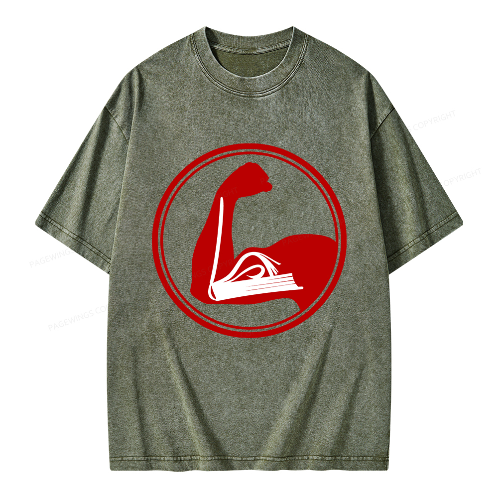Pagewings Book Lovers Unisex Washed T-shirt