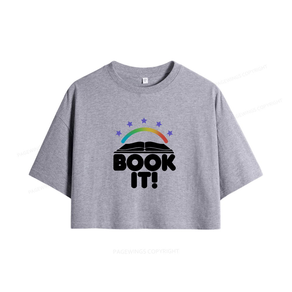 Pagewings Book It Women Crop Tops