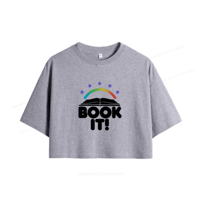 Pagewings Book It Women Crop Tops