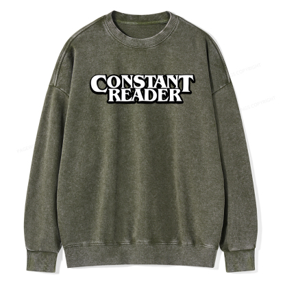 Pagewings Constant Reader Washed Sweatshirt