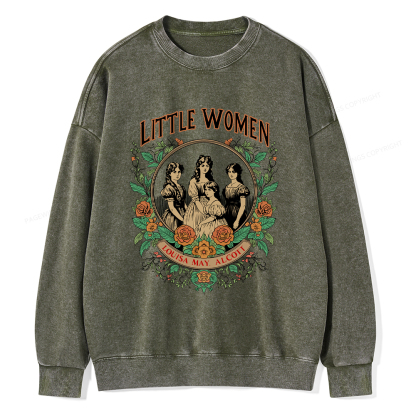 Pagewings Little Women Washed Sweatshirt
