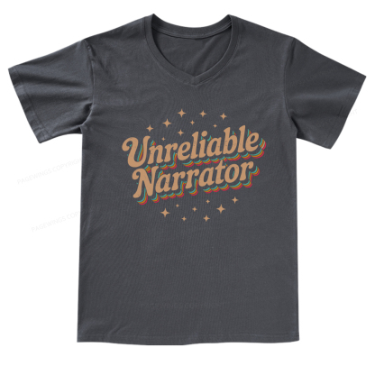 Pagewings Unreliable Narrator V-neck T-shirt
