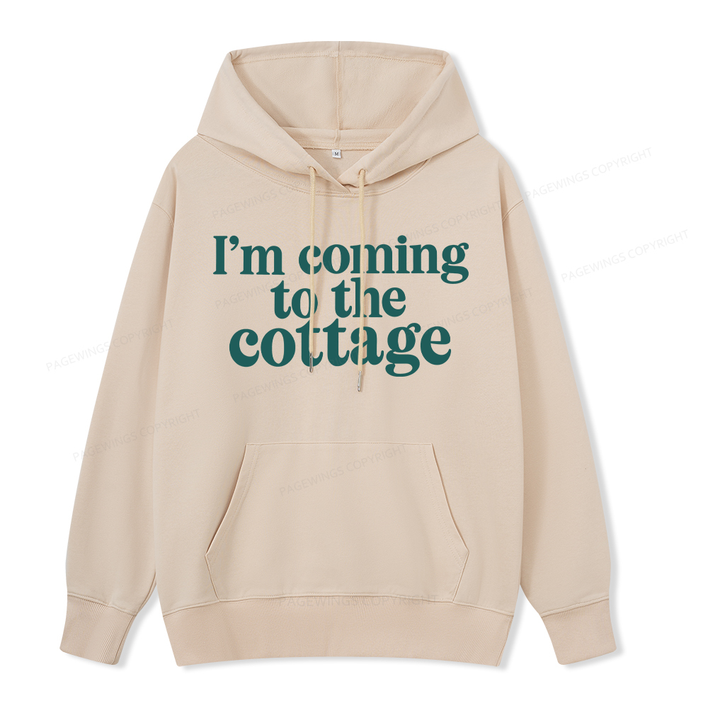 Pagewings I'm Coming To The Cottage Unisex Classic Hoodie