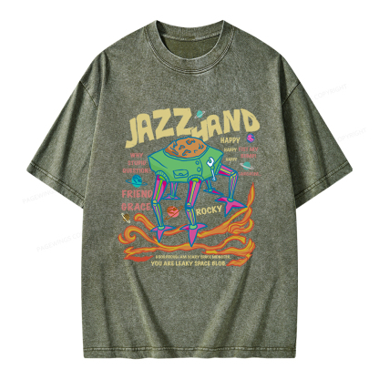 Pagewings Sci-Fi Book Lover Unisex Washed T-shirt