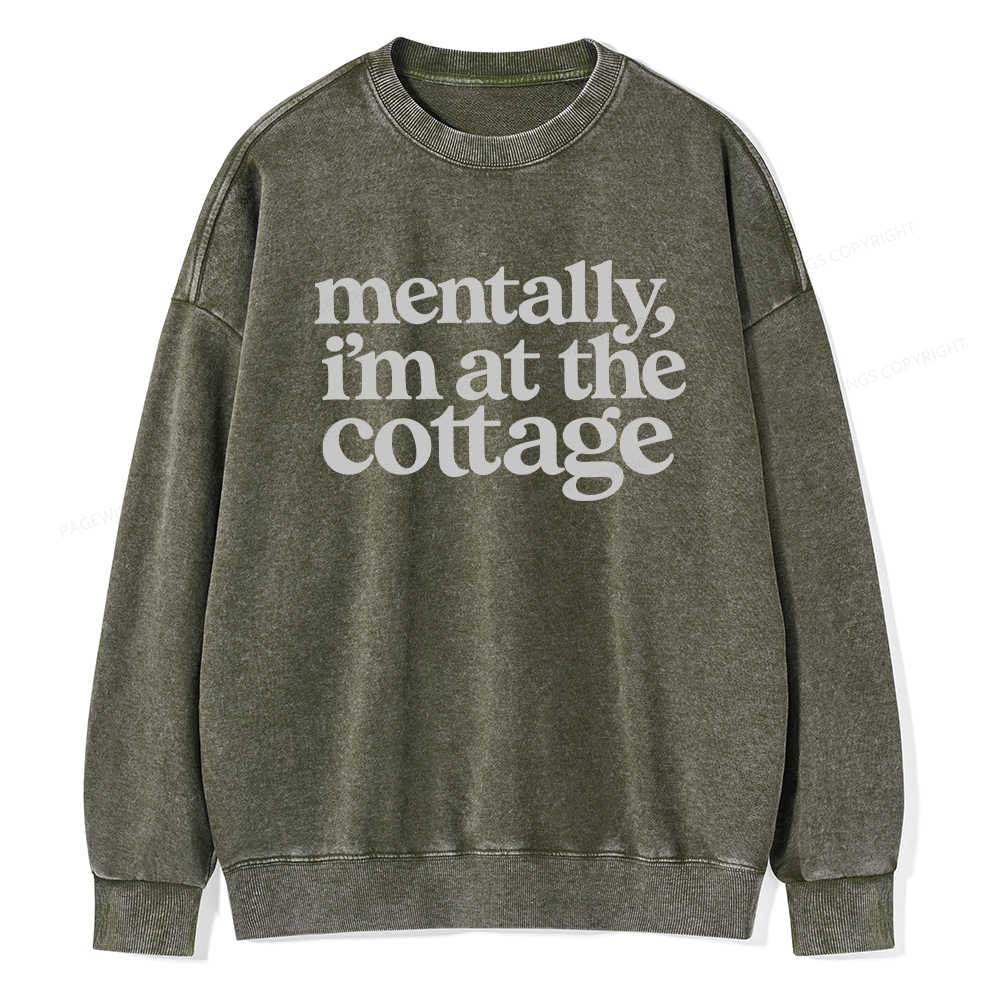 Pagewings At The Cottage Washed Sweatshirt