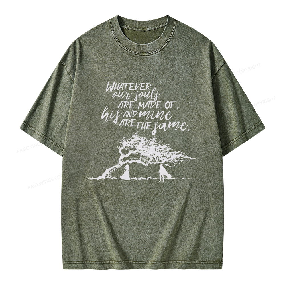 Pagewings His And Mine Are The Same Unisex Washed T-shirt
