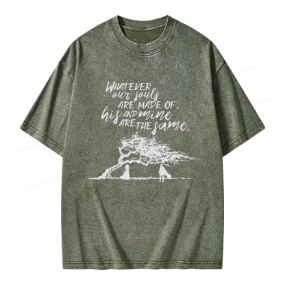 Pagewings His And Mine Are The Same Unisex Washed T-shirt