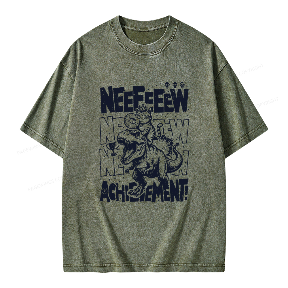 Pagewings New Achievement Book Unisex Washed T-shirt