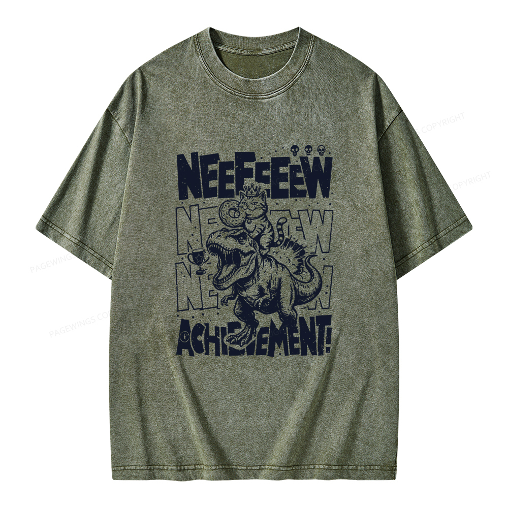 Pagewings New Achievement Book Unisex Washed T-shirt