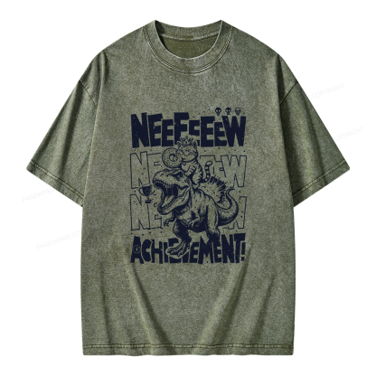 Pagewings New Achievement Book Unisex Washed T-shirt