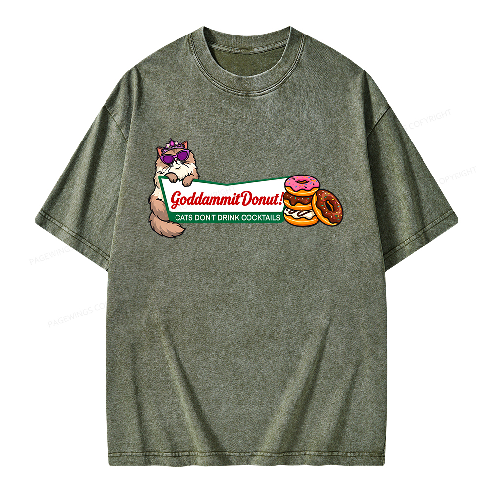 Pagewings Fantasy Book Reader Unisex Washed T-shirt