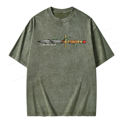 Pagewings I Will Not Be Afraid Unisex Washed T-shirt