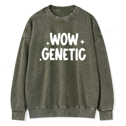 Pagewings Wow Genetic Washed Sweatshirt