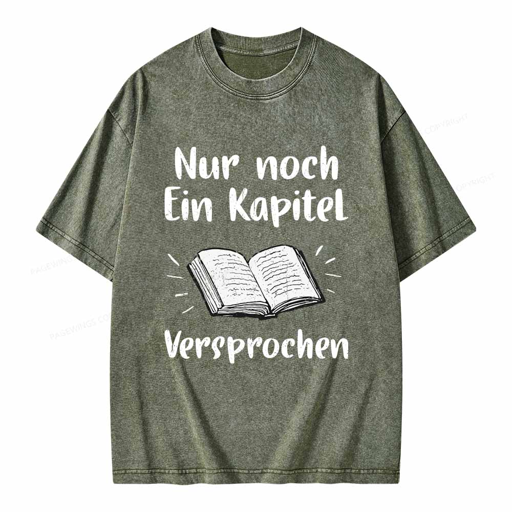 Pagewings Book on Unisex Tie Dye T-Shirt Unisex Washed T-shirt