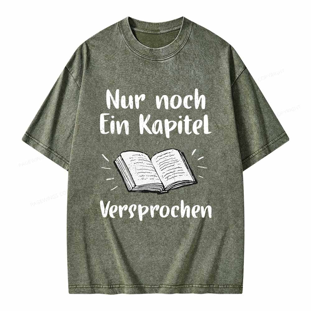 Pagewings Book on Unisex Tie Dye T-Shirt Unisex Washed T-shirt